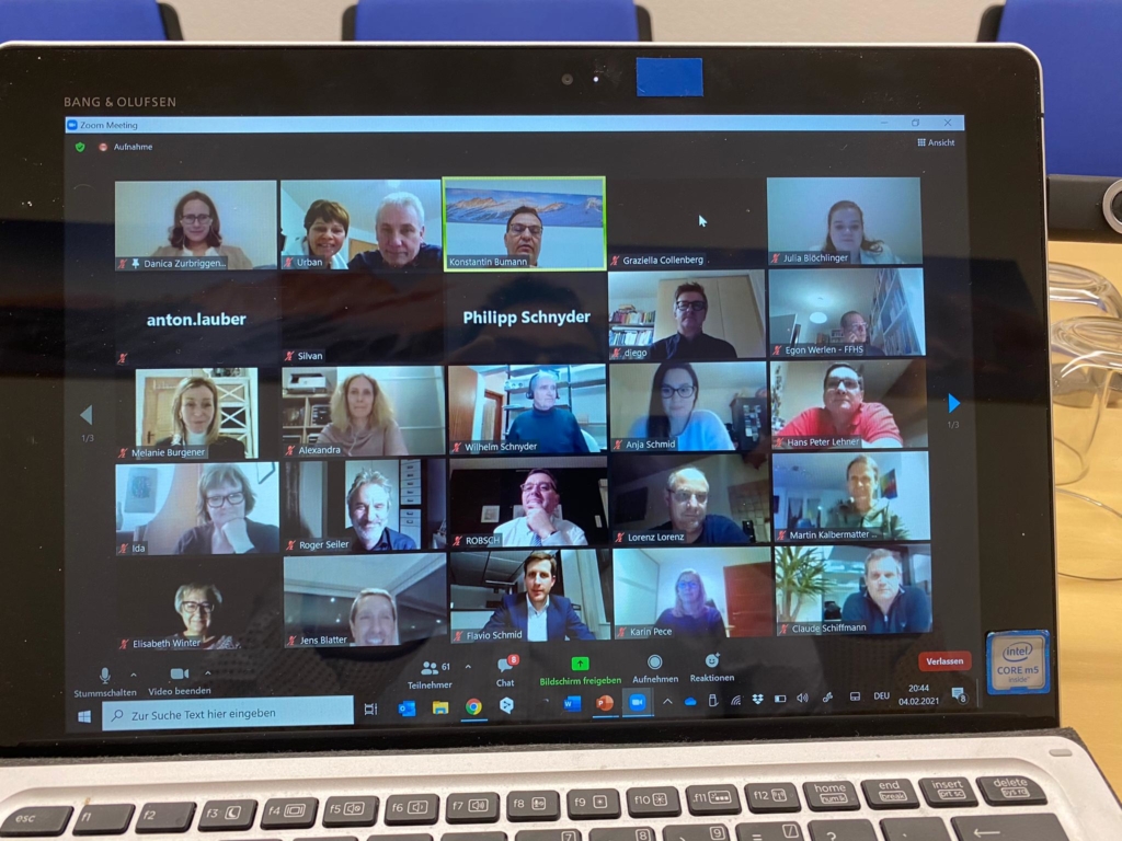 Online Versammlung Februar